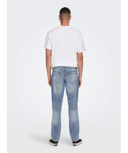 ONSEDGE L. BLUE DESTROY 4607 JEANS VD ONLY & SONS