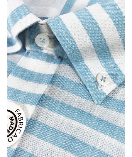 Camisa Hombre Carlos Córdoba Lino Manga Larga  ML62542