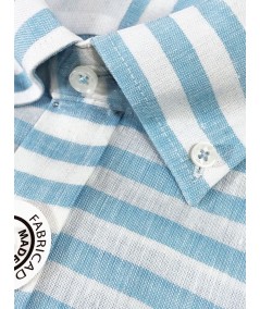 Camisa Hombre Carlos Córdoba Lino Manga Larga  ML62542