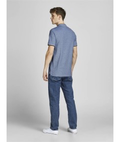 Polo Hombre Cuello Mao Henley Jaspeado 100% Algodón  12199711