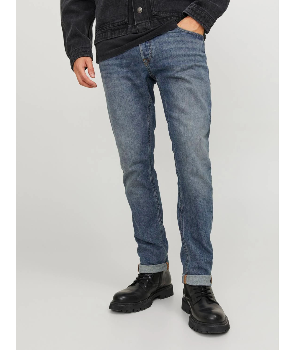 JJIGLENN JJCOLE AM 271  Vaqueros Slim Fit con Diseño Atemporal y Comodidad Extrema
