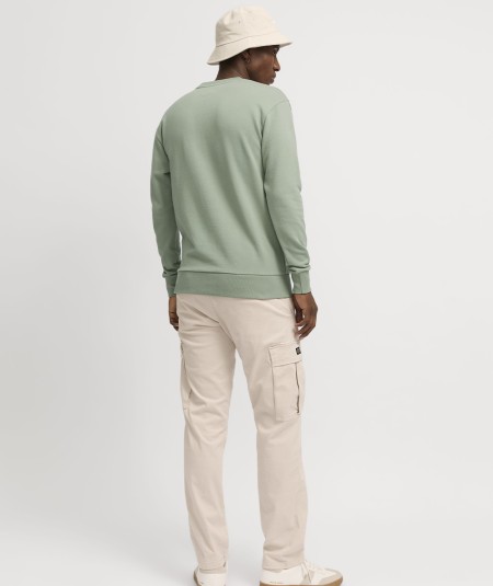 Sudadera Jack & Jones JJBEAU Sweat Crew Neck  Diseño Clásico y Versátil