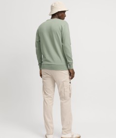 Sudadera Jack & Jones JJBEAU Sweat Crew Neck  Diseño Clásico y Versátil