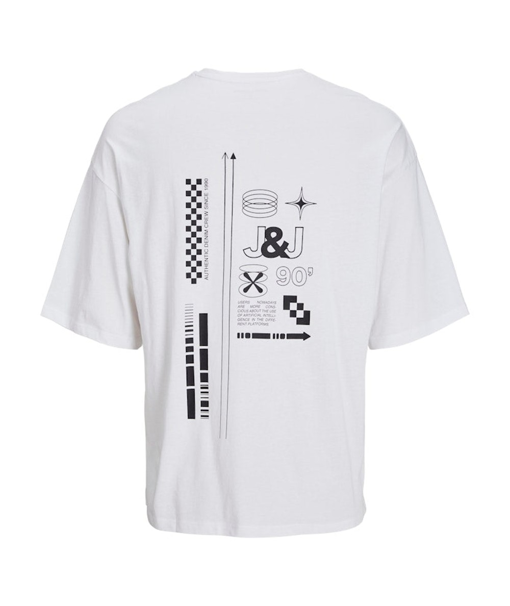 Camiseta Cuello Redondo Jack & Jones  Ajuste Relajado Primavera/Verano 2025