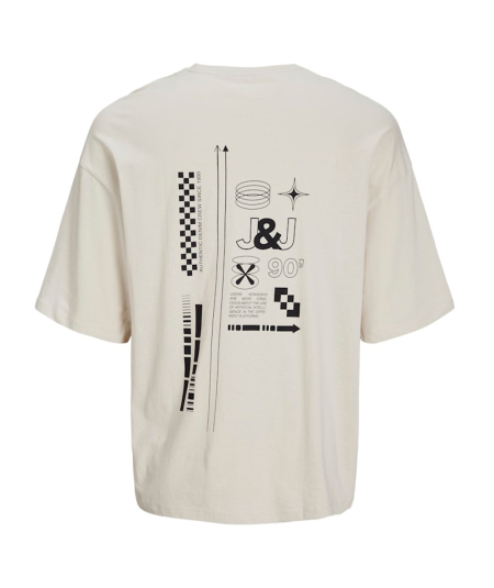 Camiseta Cuello Redondo Jack & Jones  Ajuste Relajado Primavera/Verano 2025