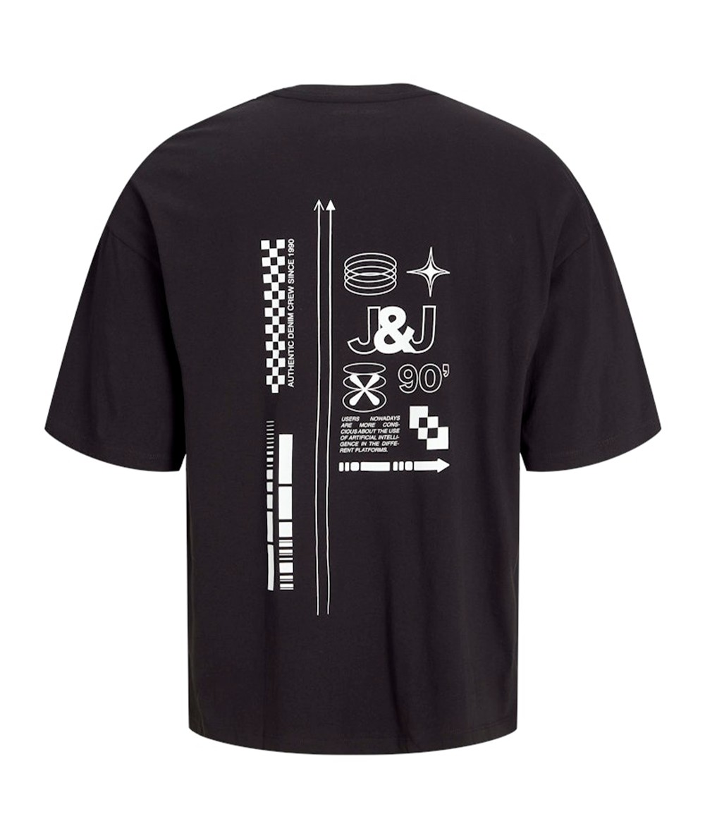 Camiseta Cuello Redondo Jack & Jones  Ajuste Relajado Primavera/Verano 2025