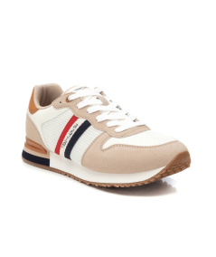 Sneakers casuales para hombre en beige, rojo y azul Teddy Smith
