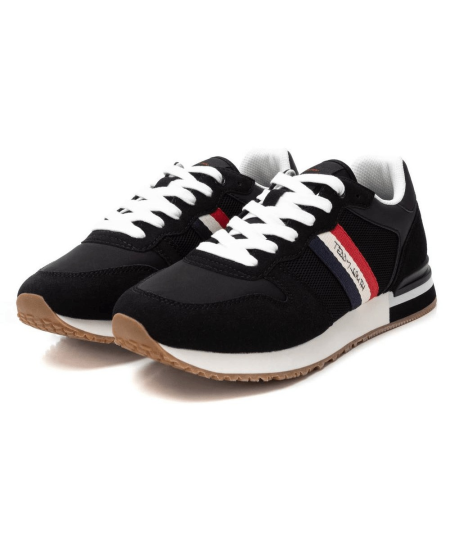 Zapatillas deportivas para hombre Teddy Smith negro con franjas
