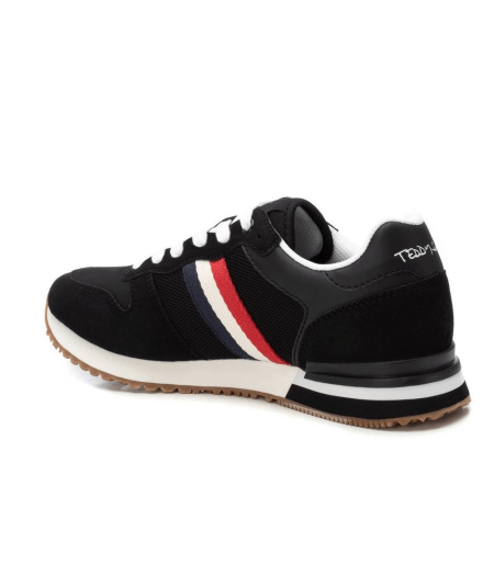 Calzado urbano para hombre Teddy Smith negro con cordones blancos