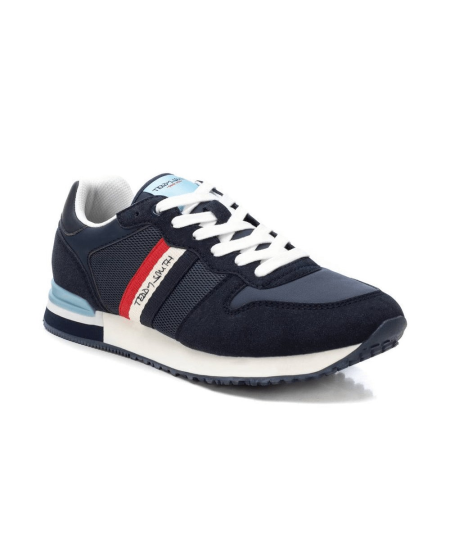 Calzado urbano para hombre Teddy Smith Navy con cordones blancos
