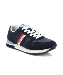 Calzado urbano para hombre Teddy Smith Navy con cordones blancos