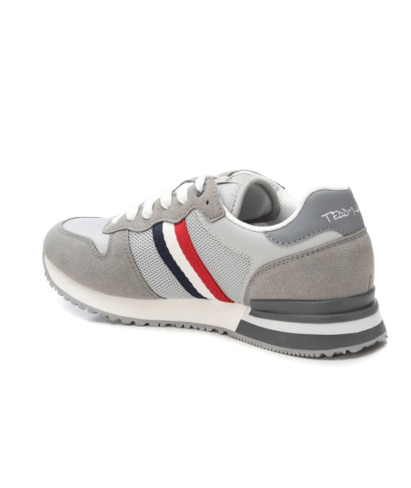 Calzado urbano para hombre Teddy Smith negro con cordones blancos
