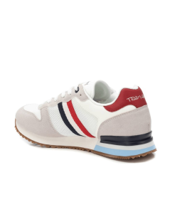Sneakers casuales para hombre en blanco, rojo y azul Teddy Smith