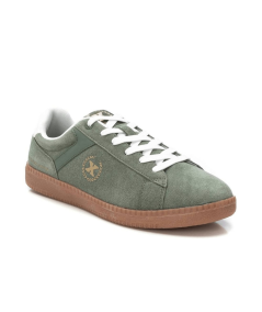 Zapatillas XTI Kaki para hombre, deportivas urbanas de ante con suela de goma
