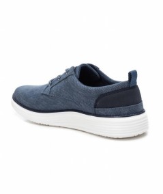Zapatos de lona azul con cordones para hombre XTI