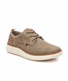 Zapatos de lona Taupé con cordones para hombre XTI
