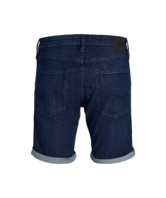 Pantalón corto vaquero slim fit negro para hombre