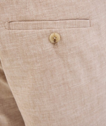 Pantalón de Lino para traje elegante para hombre