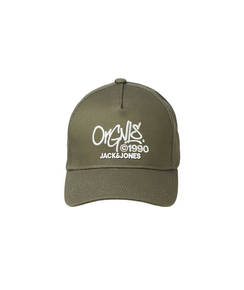 Gorra de béisbol kaki Jack & Jones para hombre