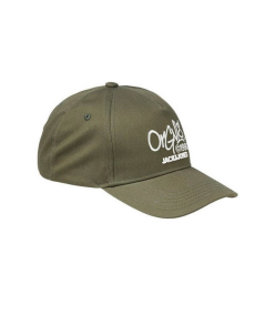 Gorra kaki casual de algodón con cierre ajustable