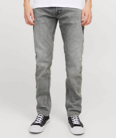 Jeans slim fit para hombre con tiro bajo y bolsillos