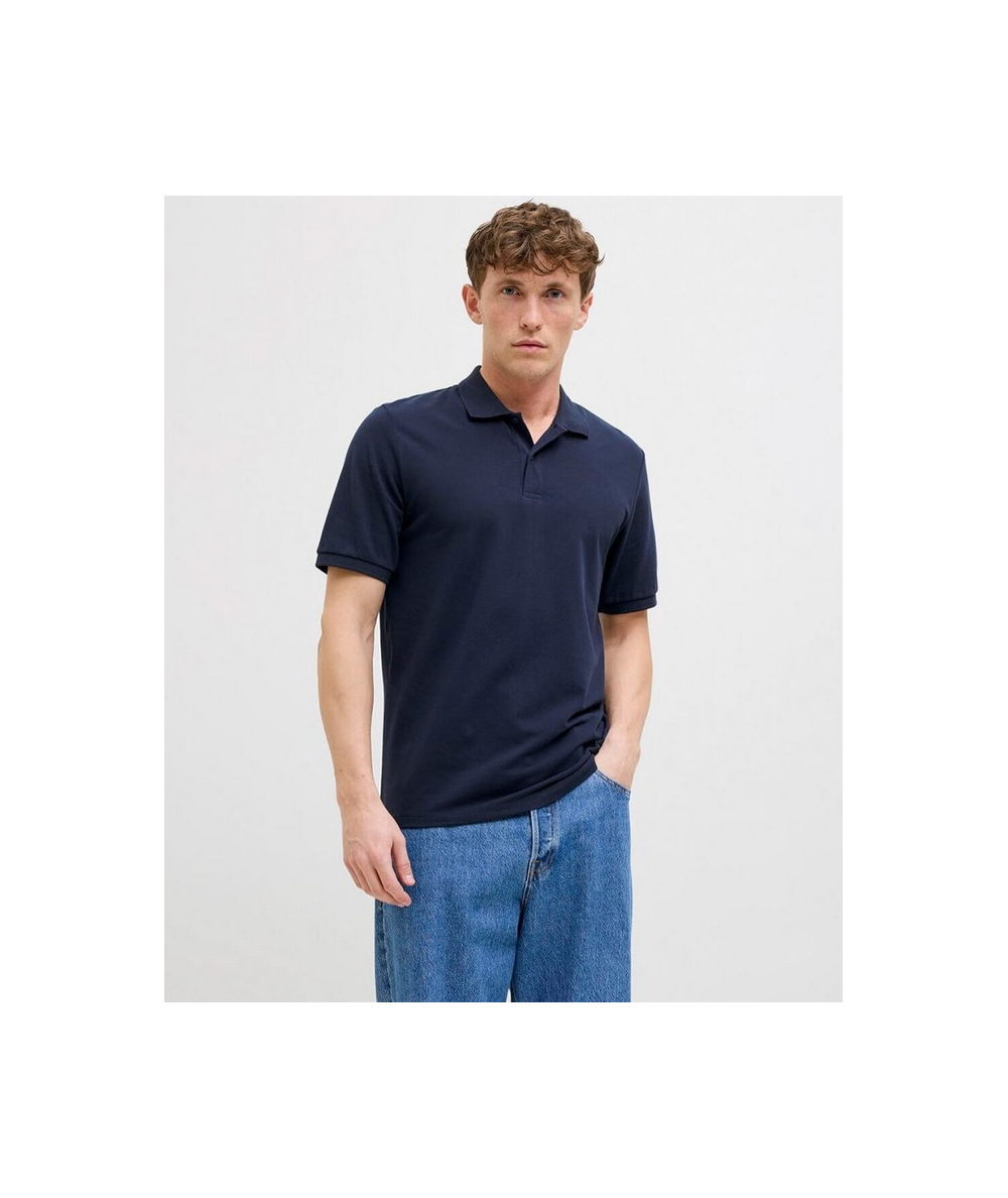 Camiseta polo marino para hombre, perfecta para looks formales o casuales