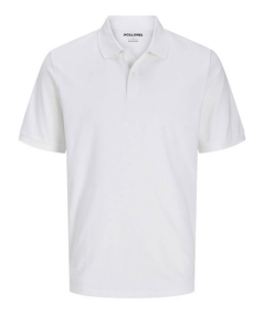 Camiseta polo para hombre, perfecta para looks formales o casuales color blanco