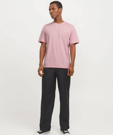 Camiseta para hombre básica color rosada 