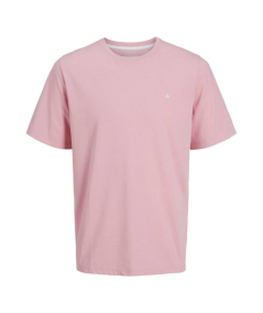 camiseta básica para hombre color rosada jack and jones