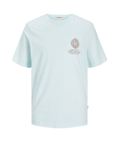 Camiseta para hombre color verde estampada, tacto suave 