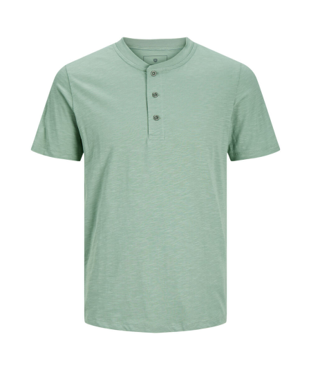Camiseta moderna y versátil con cuello estilo mao