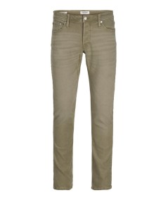 Vaquero slim fit color kaki para hombre