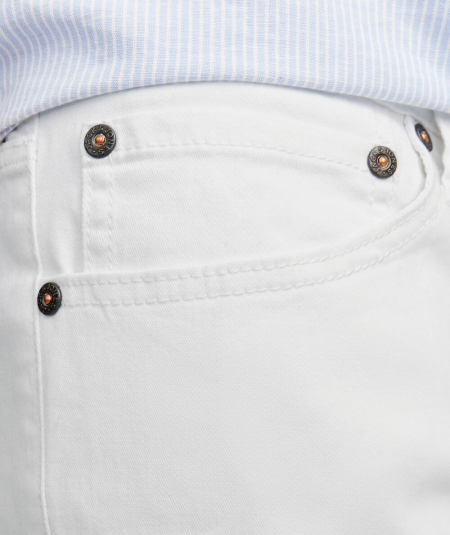 bermuda para vestir vaquera color blanco para hombre