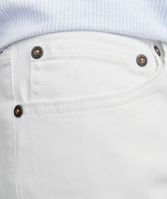 bermuda para vestir vaquera color blanco para hombre