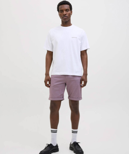 bermuda vaquera color malva para hombre