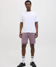 bermuda vaquera color malva para hombre