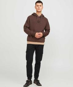 Pantalones cargo ajustados de hombre, diseñados con tela entretejida de alta calidad para mayor resistencia y comodidad