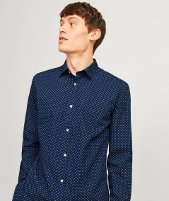Camisa de vestir Jack & Jones para hombre, ideal para eventos formales.