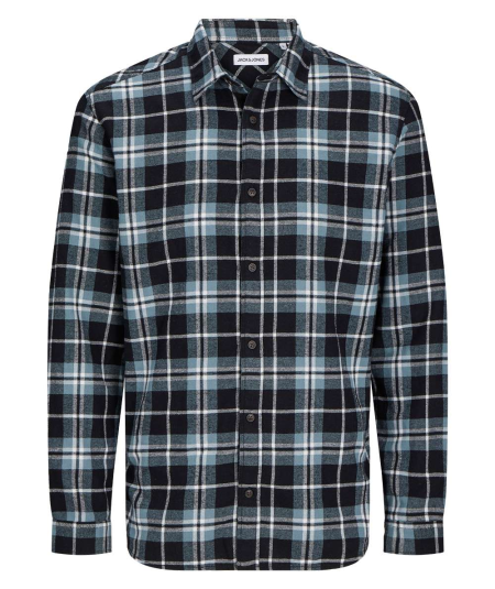 Camisa azul Jack & Jones con diseño versátil, ideal para looks casuales o formales