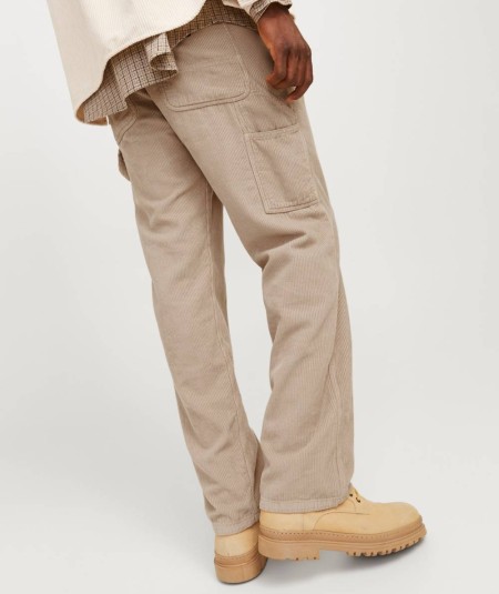Pantalones de algodón 100% con bolsillos delanteros y traseros