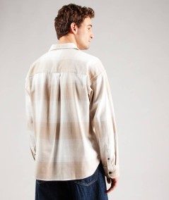 Camisa casual de algodón y elastán para uso diario