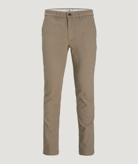 Chinos ajustados de algodón y elastano para uso diario