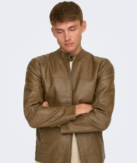 Chaqueta de hombre moderna para otoño e invierno