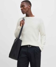 Jersey crudo de punto para hombre Jack & Jones