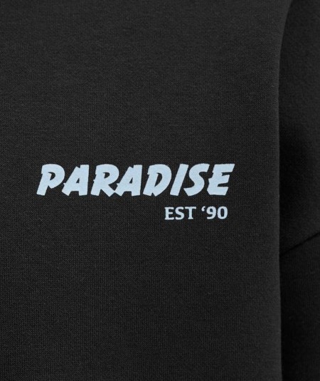 Sudadera negra Jack & Jones cuello redondo