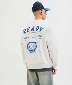 Sudadera malange Jack & Jones cuello redondo