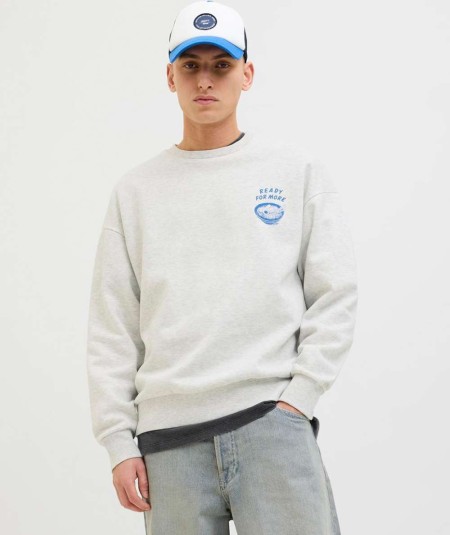 Sudadera malange con detalle frontal para hombre