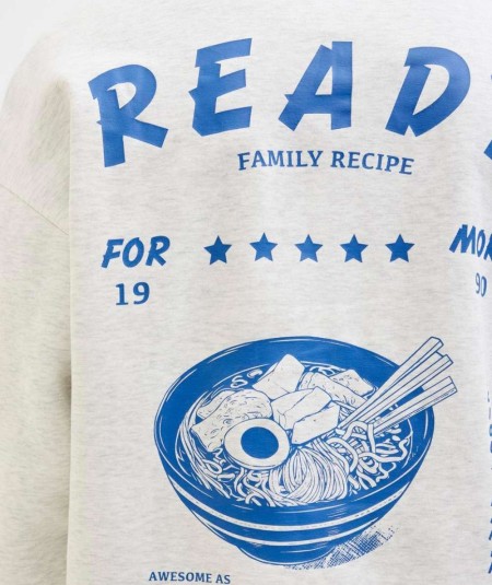 Sudadera negra Jack & Jones cuello redondo