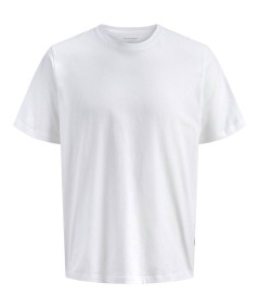 Camiseta Jack & Jones color blanco, cómoda y versátil para verano.