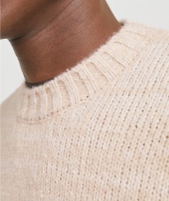 Jersey beige Jack & Jones para hombre ideal para looks casuales